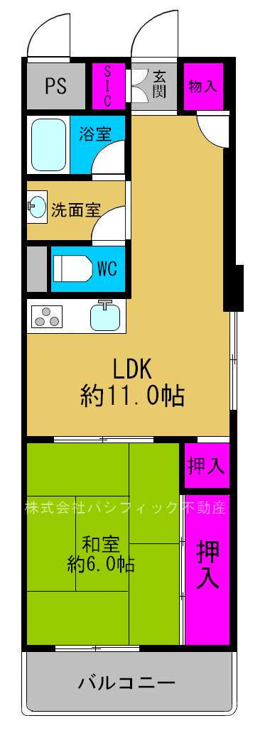 ◆パレスハイツ京橋◆《706号室》