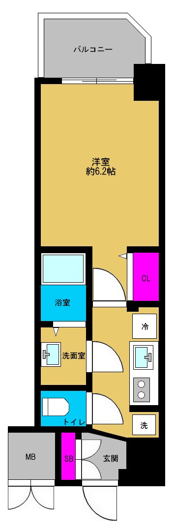◆プレサンス長堀通グレイタス◆《10F》<br />
