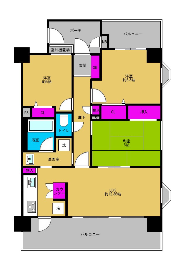◆サンメゾン江戸堀◆《8F》