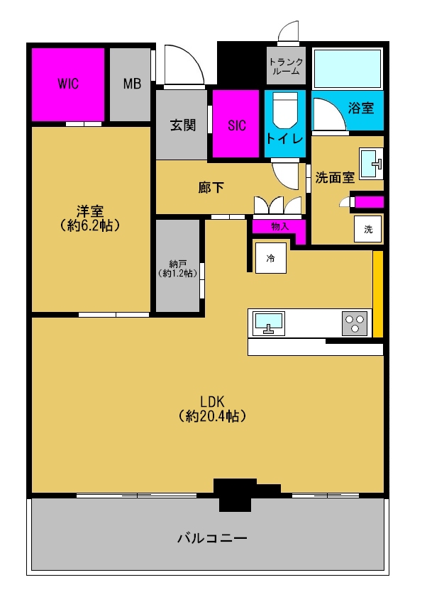 ◆大阪ひびきの街 ザ・サンクスタワー◆《26F》