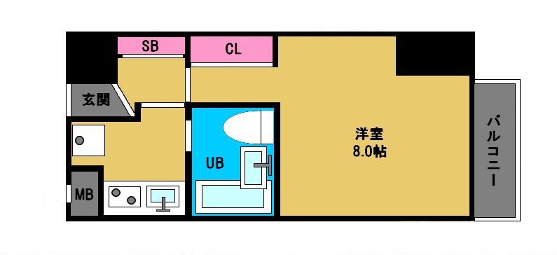 ◆チサンマンション心斎橋番館◆《9F》