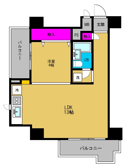 ◆朝日プラザ高津第Ⅲ◆《5F》