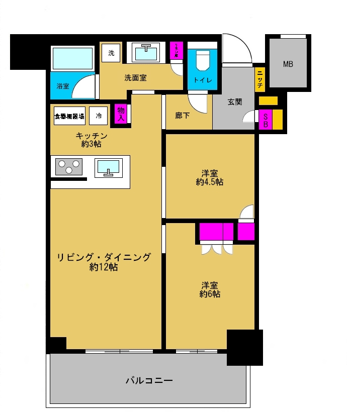 ◆大阪ひびきの街 ザ・サンクスタワー◆《6F》