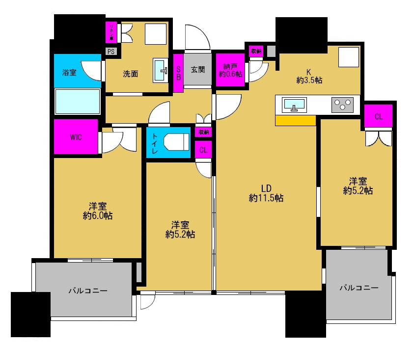 ◆シティタワー大阪本町◆《45F》