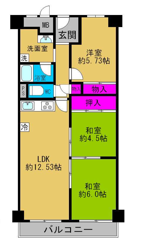 ◆日商岩井泉尾マンション2号棟◆《8階》