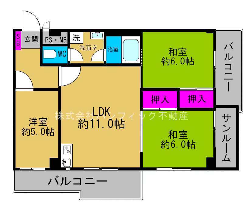 ◆ダイアパレス難波◆《6階》