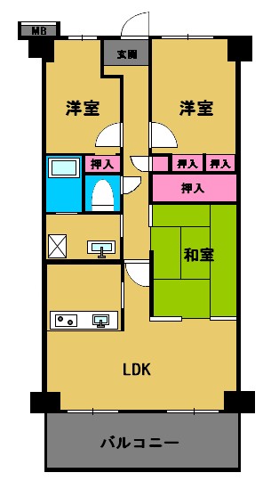◆ソシエ大阪壱期棟◆《3F》