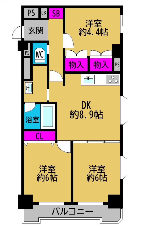 ◆天王寺東ハイツ◆《5f》