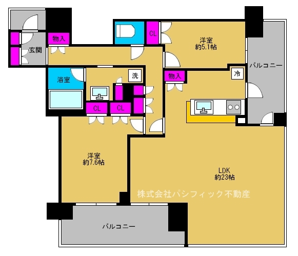 ◆ザ・パークハウス中之島タワー◆《24F》<br />
