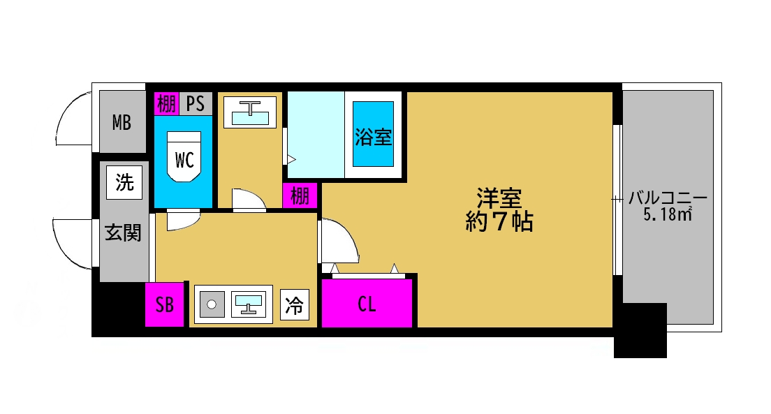 ◆新大阪グランドマンション◆《5F》