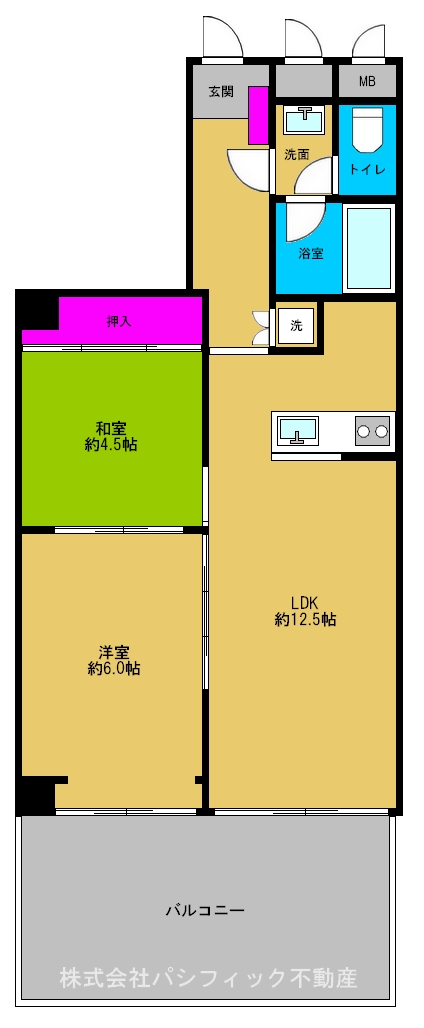◆ダイアパレス順慶町◆《5F》