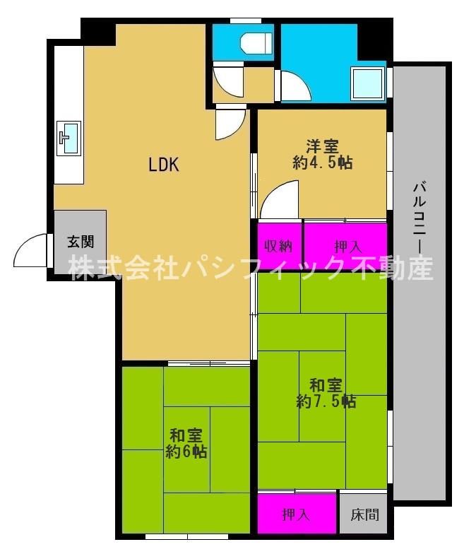 ◇佐伯第一コーポラス◇《4D号室》